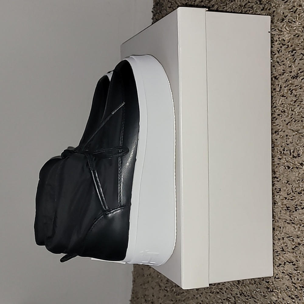 Ash Millie S Black Puffy Platform Bottie Size 8 NWT